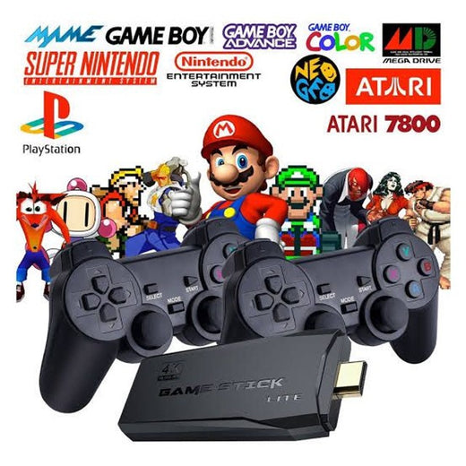 POUR NOEL la Nouvelle console GAME STICK™️ avec 10 mille jeux intégrés + 2 manettes (Livraison OFFERTE + -50%) - {{ nvicy }}